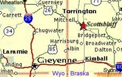 Map of Wyo-Braska Area